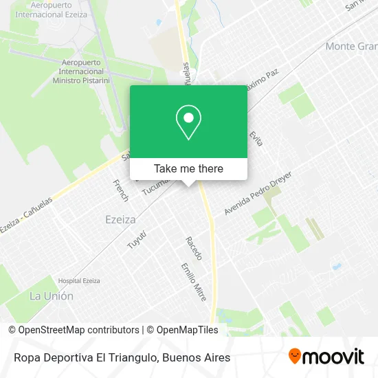 Ropa Deportiva El Triangulo map