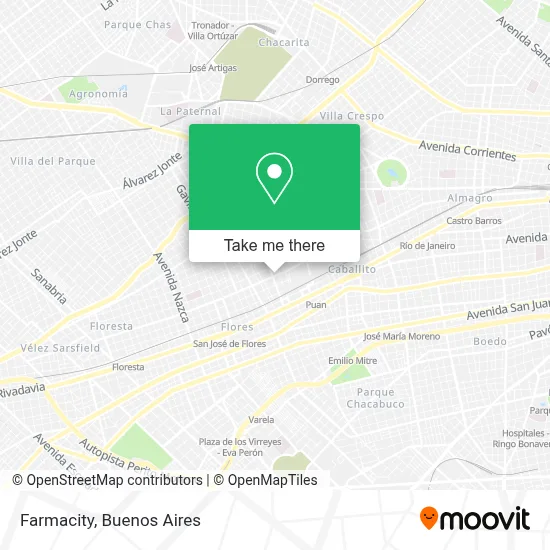 Farmacity map