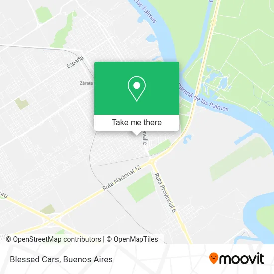 Blessed Cars map