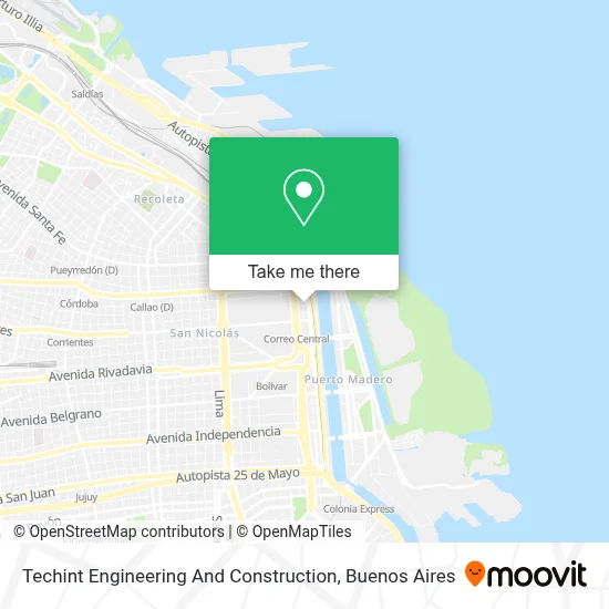 Techint Engineering And Construction map