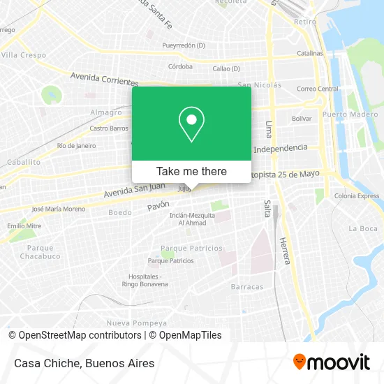 Casa Chiche map