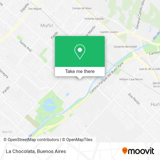 La Chocolata map