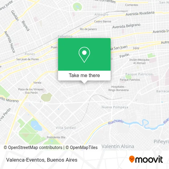 Valenca-Eventos map