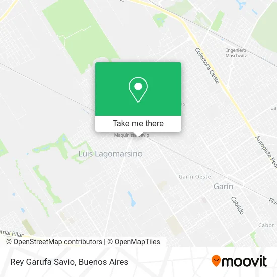 Rey Garufa Savio map