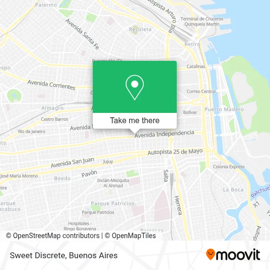 Sweet Discrete map