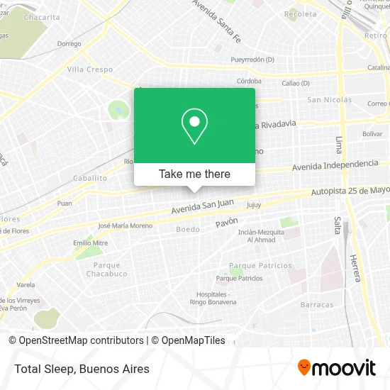 Total Sleep map