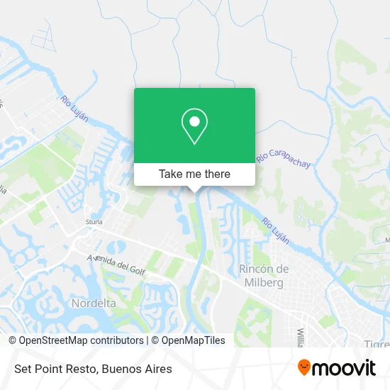 Set Point Resto map