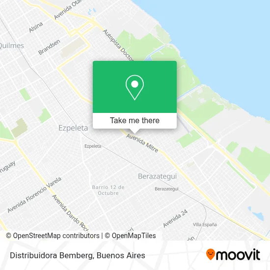 Distribuidora Bemberg map