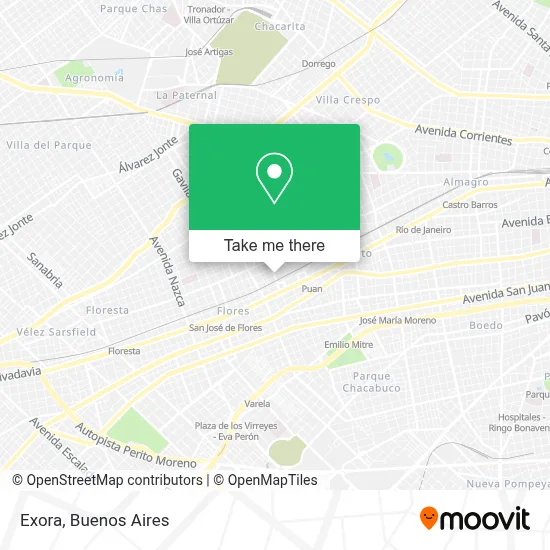Exora map