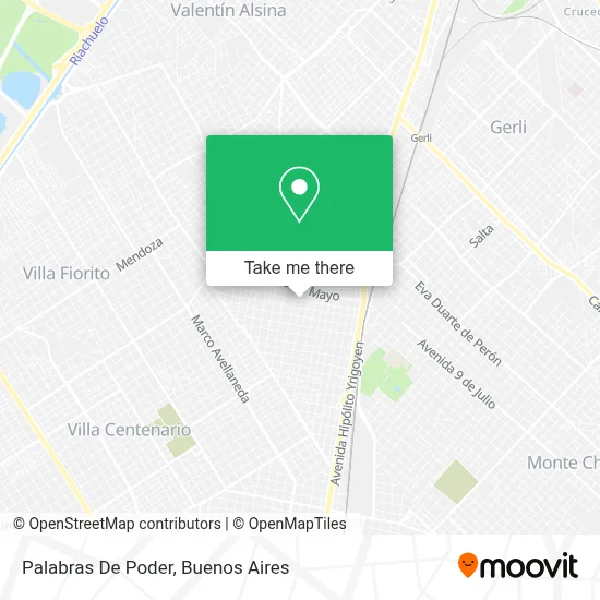 Palabras De Poder map