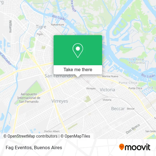 Fag Eventos map