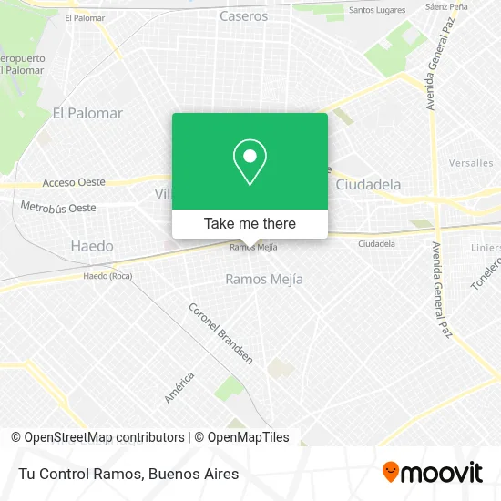 Tu Control Ramos map