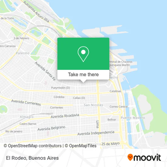 El Rodeo map