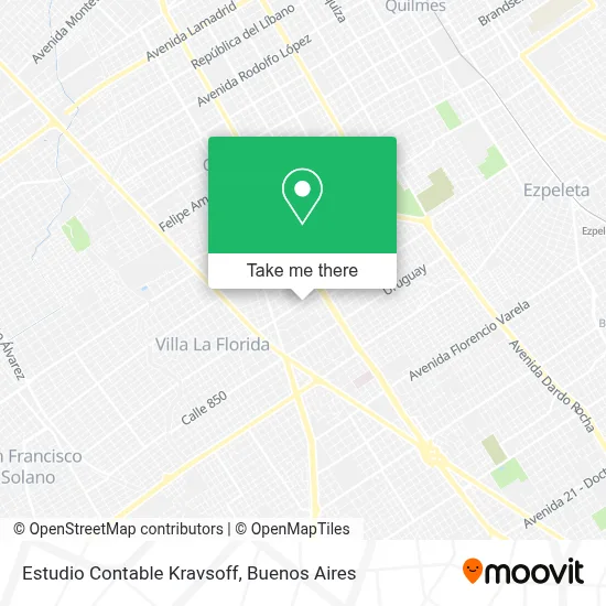 Estudio Contable Kravsoff map