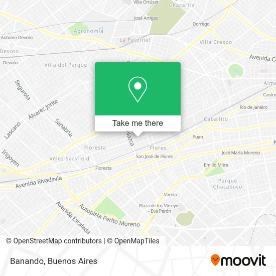 Banando map