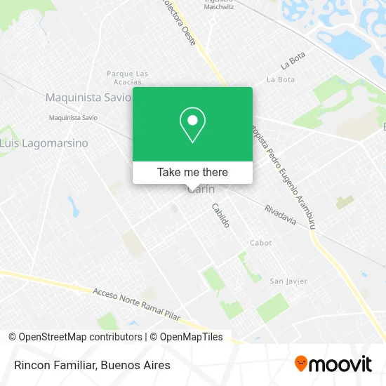 Rincon Familiar map