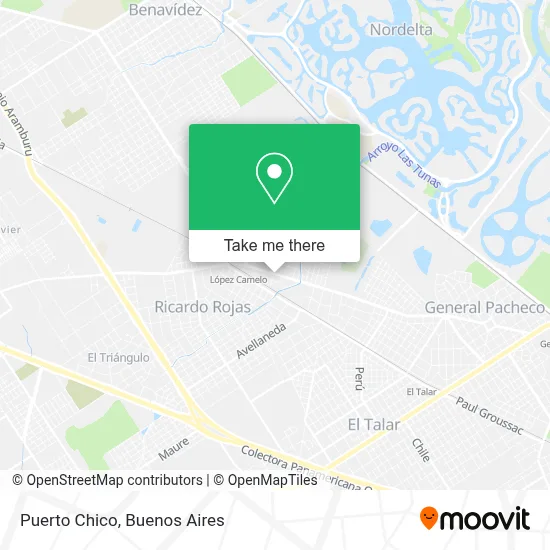 Puerto Chico map