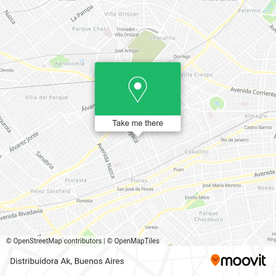 Distribuidora Ak map