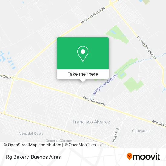 Rg Bakery map