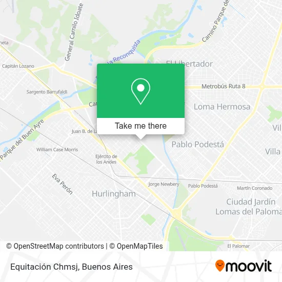 Equitación Chmsj map