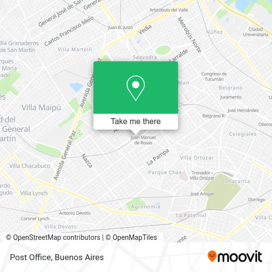 Posta map