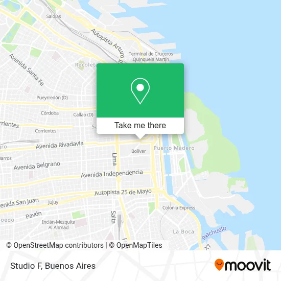 Studio F map