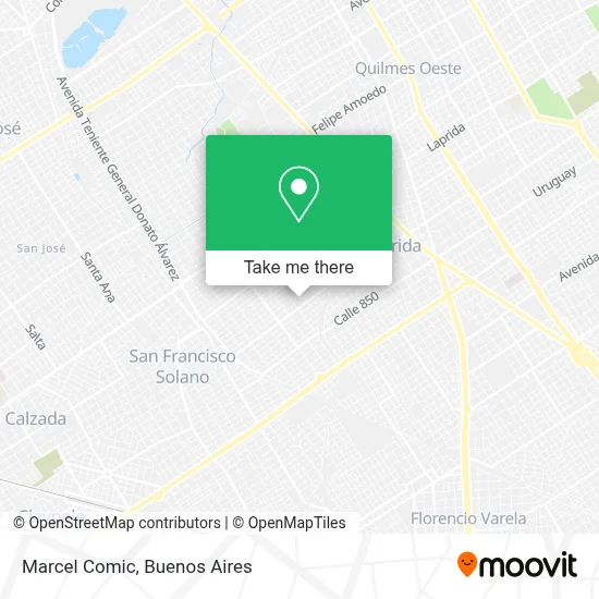 Marcel Comic map