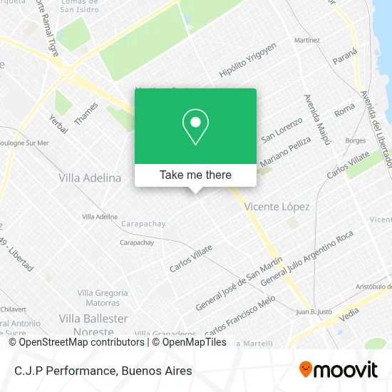 C.J.P Performance map
