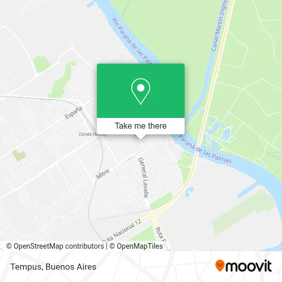 Tempus map