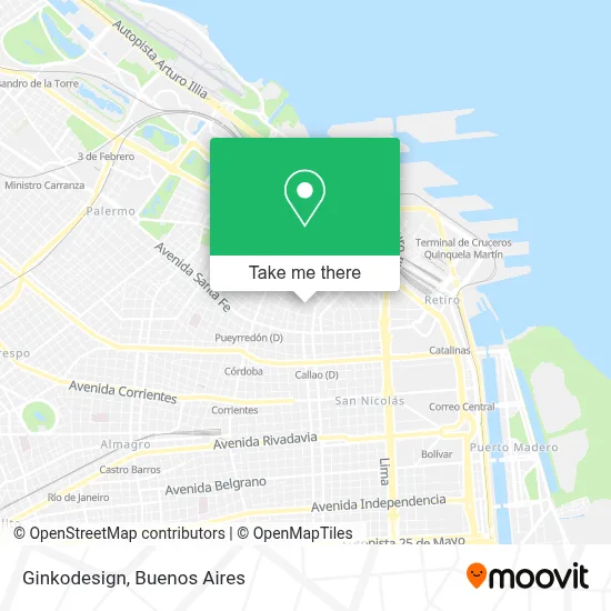 Ginkodesign map