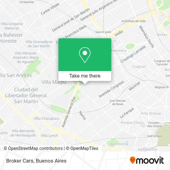 Broker Cars map