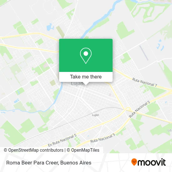 Roma Beer Para Creer map