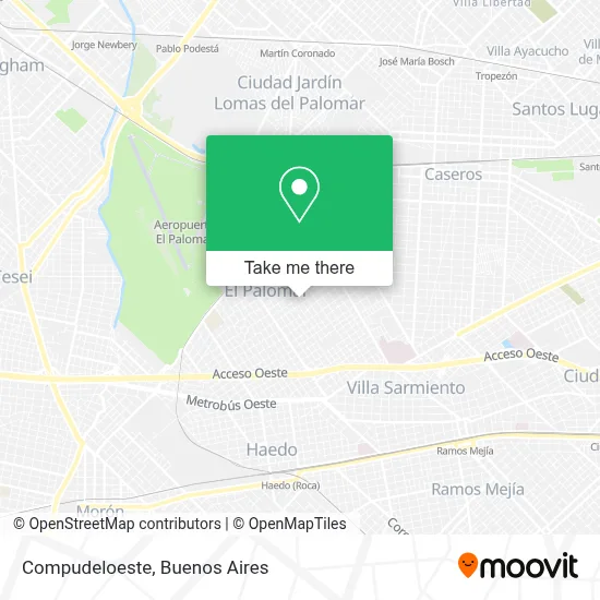 Compudeloeste map