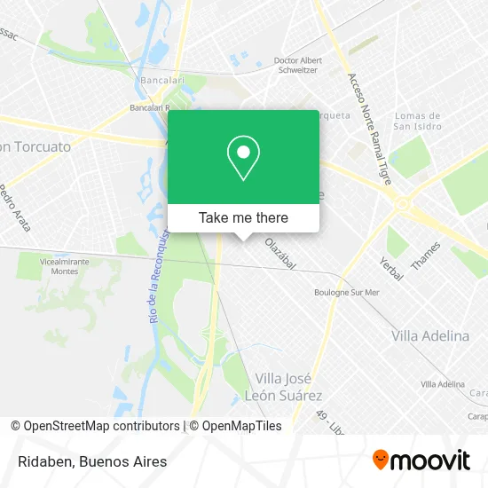 Ridaben map