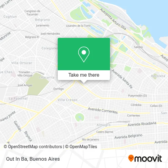 Out In Ba map