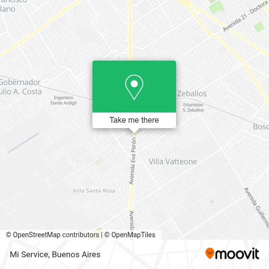 Mi Service map