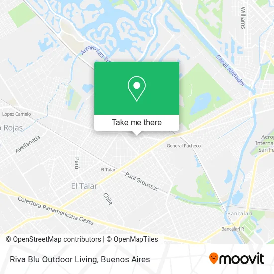 Riva Blu Outdoor Living map