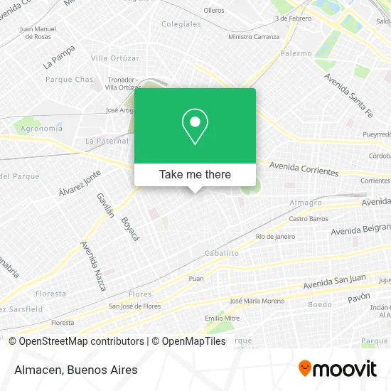 Almacen map