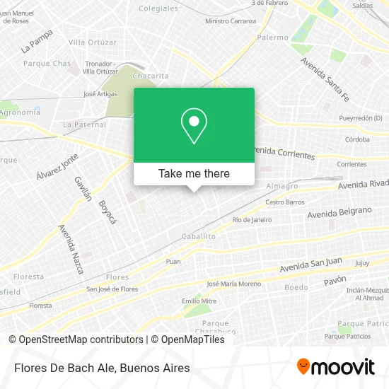 Flores De Bach Ale map