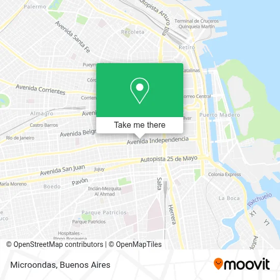 Microondas map