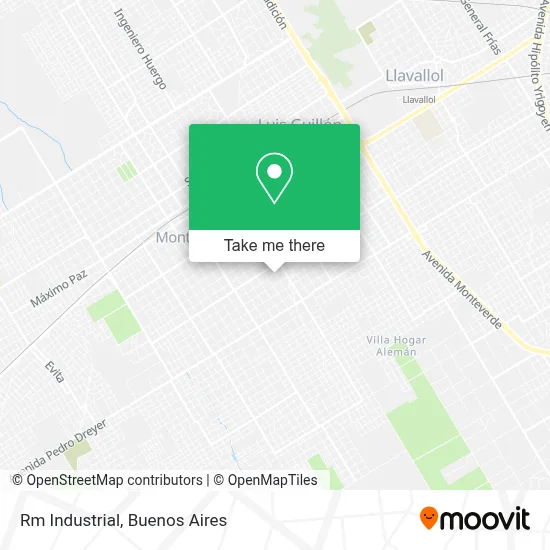 Rm Industrial map