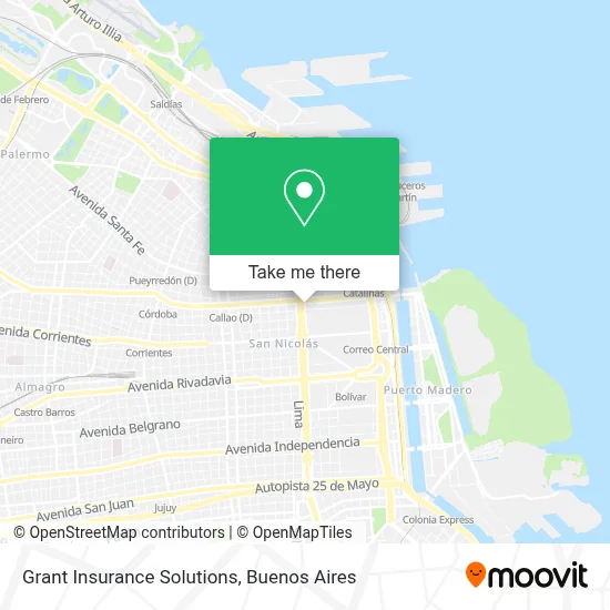 Grant Insurance Solutions map