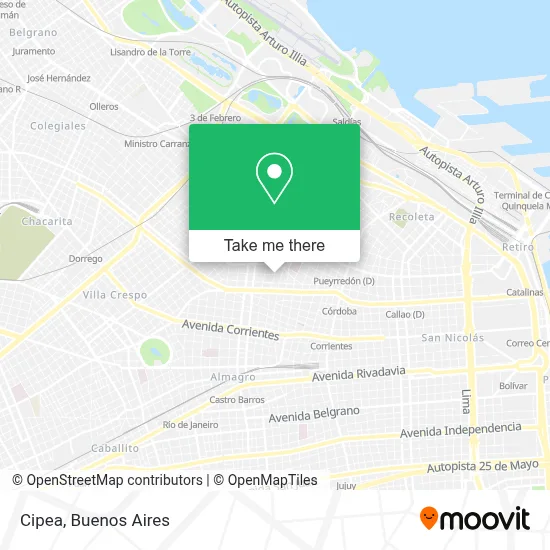 Cipea map