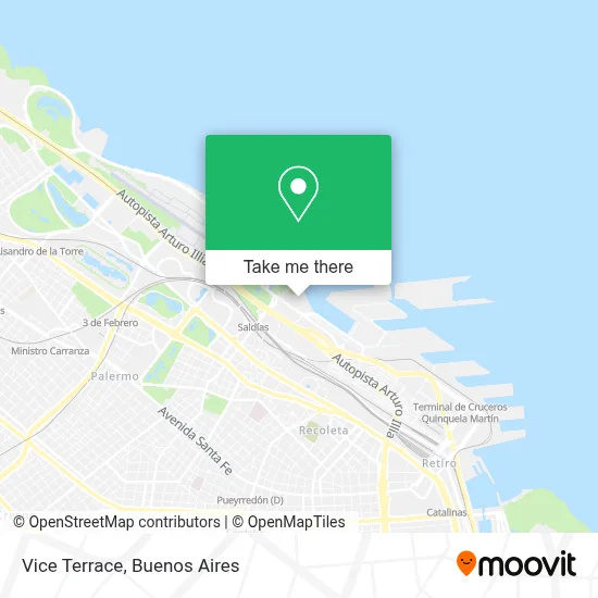 Vice Terrace map