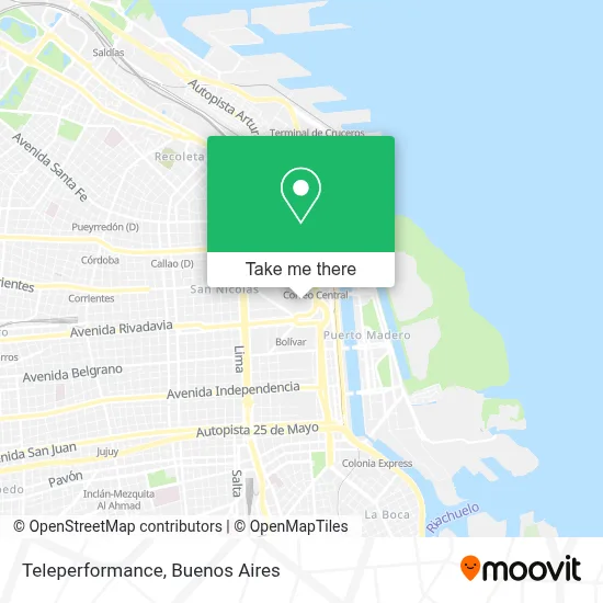 Teleperformance map