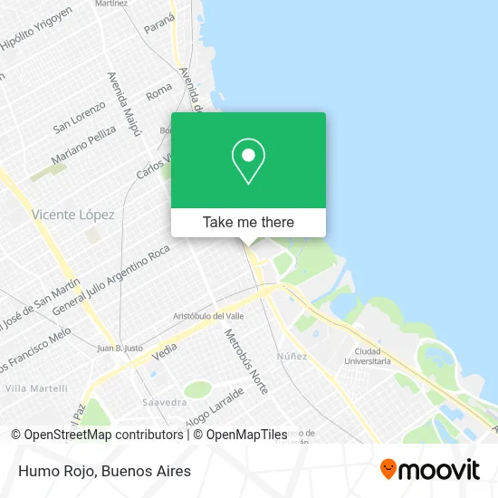 Humo Rojo map