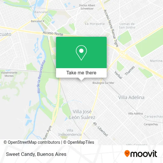 Sweet Candy map
