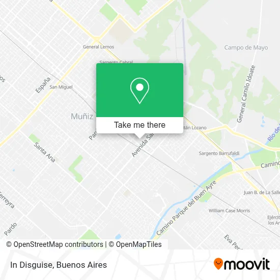 In Disguise map