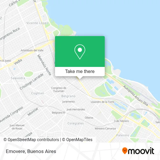 Emovere map