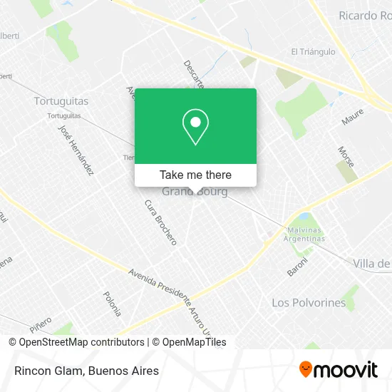 Rincon Glam map